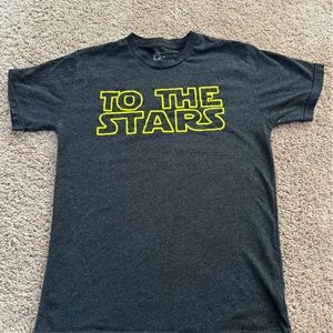 To The Stars Star Wars Logo tee shirt